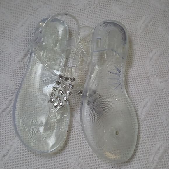 BCBG Crystal Jelly Sandals - Picture 2 of 4